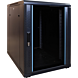 15 HE kleiner Netzwerkschrank mit Glastür 600 x 800 x 860mm (BxTxH)