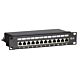 10 Zoll Patchfeld 12 Ports CAT 6 FTP