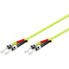 Glasfaserkabel ST-ST OM5 Duplex - 7,5 Meter