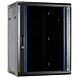 15 HE Netzwerkschrank, Wandschrank mit Glastür 600 x 600 x 770 mm (BxTxH)