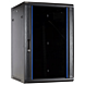 27 HE Netzwerkschrank, Wandschrank mit Glastür 600 x 600 x 1300 mm (BxTxH)