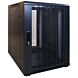 15 HE kleiner Netzwerkschrank mit perforierter Tür 600 x 600 x 860 mm (BxTxH)