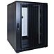 22 HE 19 Zoll Netzwerkschrank mit perforierter Tür 800 x 1000 x 1200 mm (BxTxH)