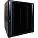 18 HE 19 Zoll Netzwerkschrank mit Glastür 800 x 800 x 1000 mm (BxTxH)