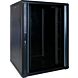 22 HE 19 Zoll Netzwerkschrank mit Glastür 800 x 800 x 1200 mm (BxTxH)
