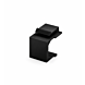 Keystone-Port-Abdeckungen, Satz von 4, schwarz