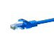 CAT5e Kabel U/UTP - 0,50 Meter - blau - 100% Kupfer