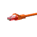 CAT6 Kabel U/UTP - 15 Meter - orange - 100% Kupfer