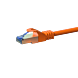 CAT6a Kabel LSOH S-FTP - 0,50 Meter - orange