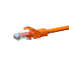 CAT5e Kabel U/UTP - 20 Meter - orange - CCA