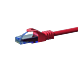 UTP CAT6a patchkabel 0,50m rood - 100% koper
