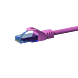 UTP CAT6a patchkabel 0,50m roze - 100% koper