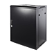 15 HE Netzwerkschrank, Wandschank, mit Metalltür 600 x 450 x 770mm (BxTxH)