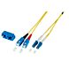 Glasfaserkabel LC-SC OS2 Duplex - 2 Meter