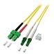 Glasfaserkabel LC/APC-SC/APC OS2 Duplex - 10 Meter