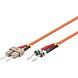 Glasfaserkabel SC-ST OM2 Duplex - 1 Meter