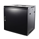 9 HE Netzwerkschrank, Wandschrank, mit Metalltür 600 x 600 x 500mm (BxTxH)