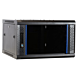 4 HE Netzwerkschrank, Wandschrank mit Glastür 600 x 600 x 280 mm (BxTxH)