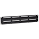 19 Zoll Netzwerk Patchfeld CAT 6, UTP 48-fach