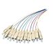 Set OM3 Glasfaser Pigtail SC - multicolor