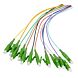 Set OS2 Glasfaser Pigtail LC/APC - multicolor