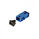 Singlemode Keystone-Glasfaserkupplung SC-SC Simplex - blau