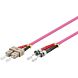 Glasfaserkabel SC-ST OM4 Duplex - 5 Meter
