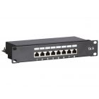 10 Zoll Patchfeld 8 Ports CAT 5e FTP