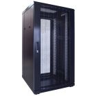 22 HE 19 Zoll Netzwerkschrank mit perforierter Tür 600 x 600 x 1200 mm (BxTxH) 