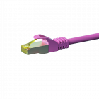 Cat7 Kabel S/FTP/PIMF - 0,25 Meter - rosa