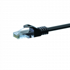 CAT5e Kabel U/UTP - 7,50 Meter - schwarz - CCA