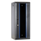15 HE 10 Zoll Netzwerkschrank mit Glastür 312 x 310 x 752 mm (BxTxH)
