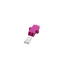 Singlemode Glasfaserkupplung LC-LC Duplex - lila
