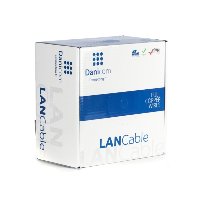DANICOM CAT6a Kabel S/FTP 100 Meter – LSZH (Dca)