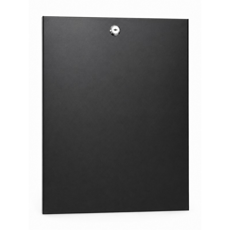 12 HE Metallseitenwand für 10" Servergehäuse - 450mm tief mit Schloss