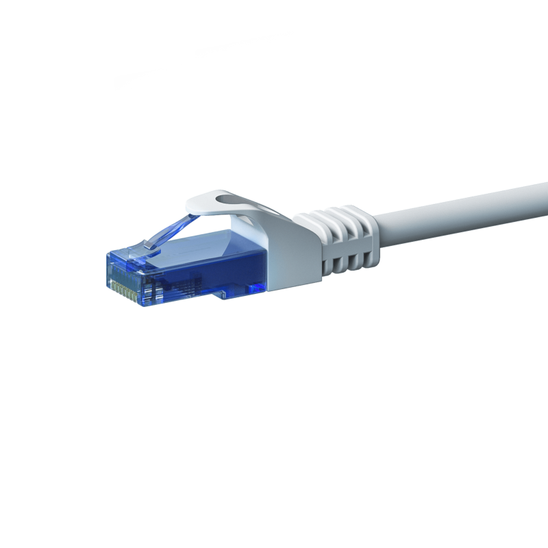 UTP CAT6a patchkabel 2m wit - 100% koper