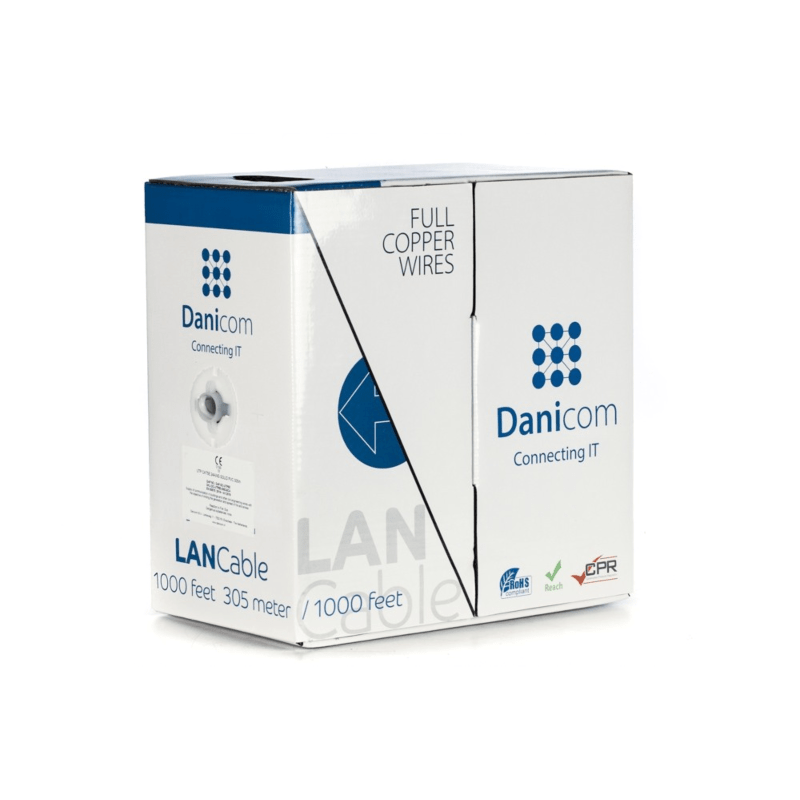 DANICOM CAT5E UTP 305m Starrleiter -  LSZH (Dca)