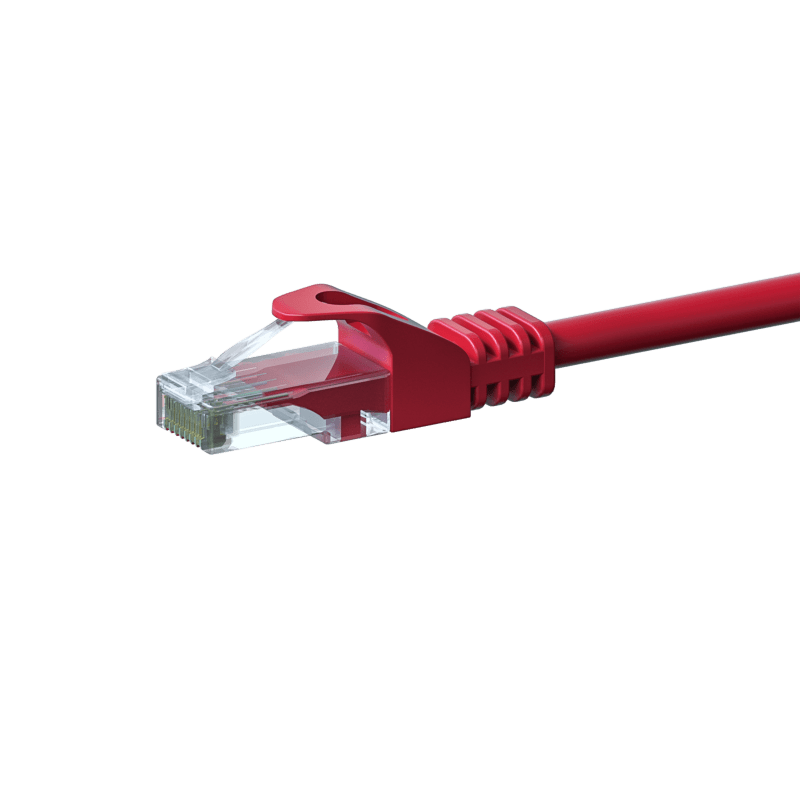 CAT6 Kabel U/UTP - 5 Meter - rot - CCA