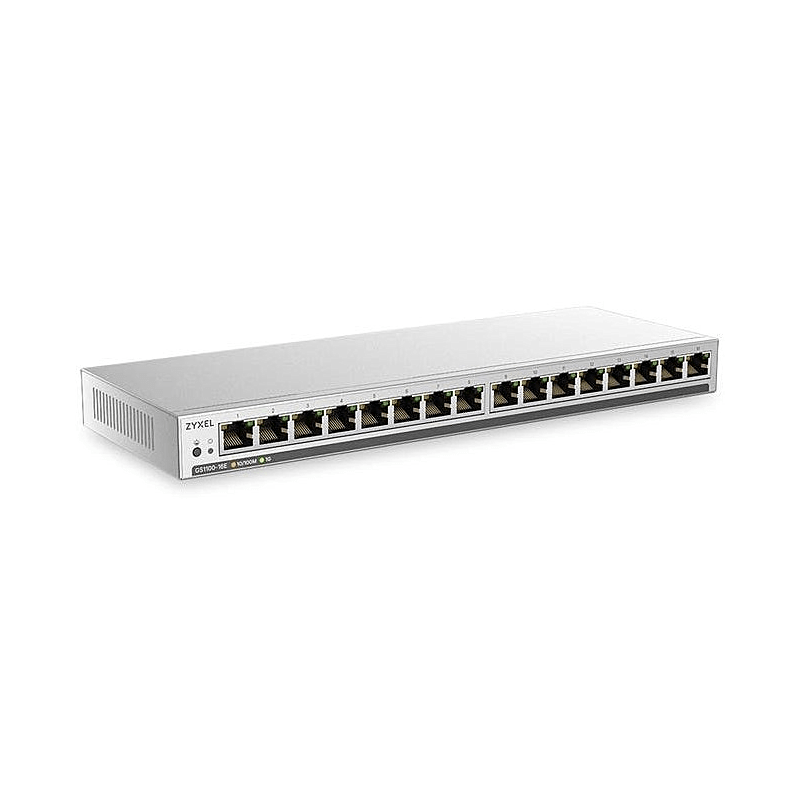Zyxel Unmanaged Switch GS1100-16E - 16 Ports