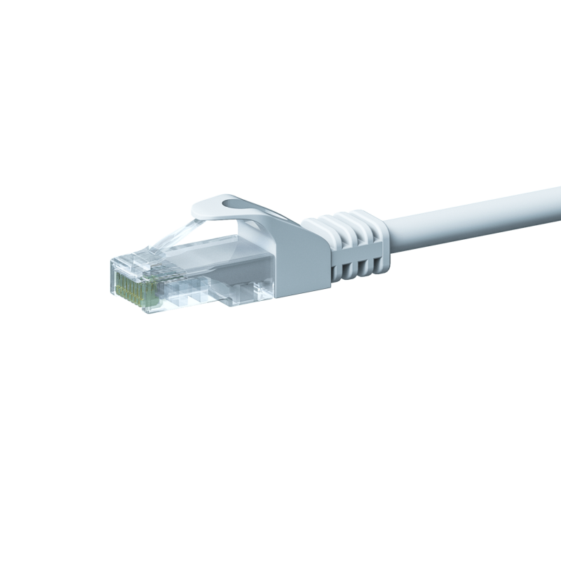 CAT5e Kabel U/UTP - 2 Meter - weiß - CCA