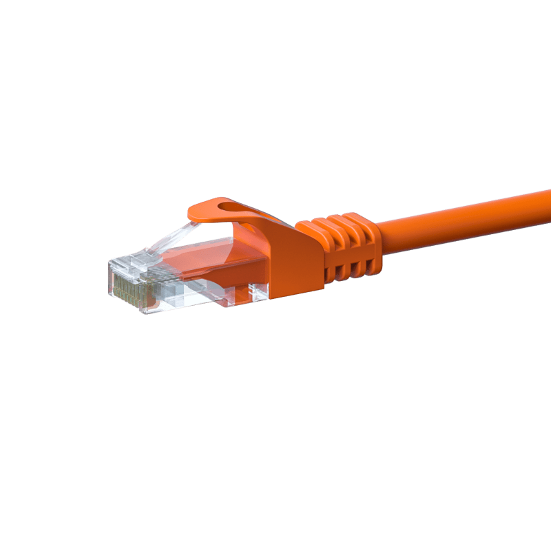 UTP CAT5e patchkabel 15m oranje - 100% koper