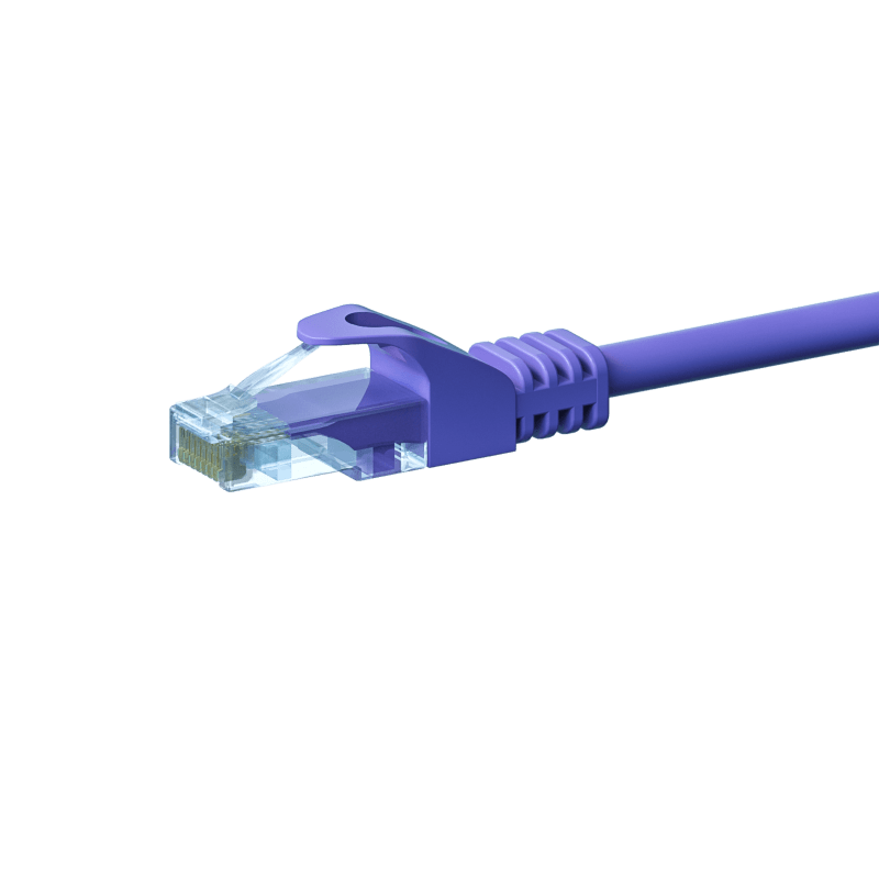 UTP CAT5e patchkabel 1,50m paars - 100% koper