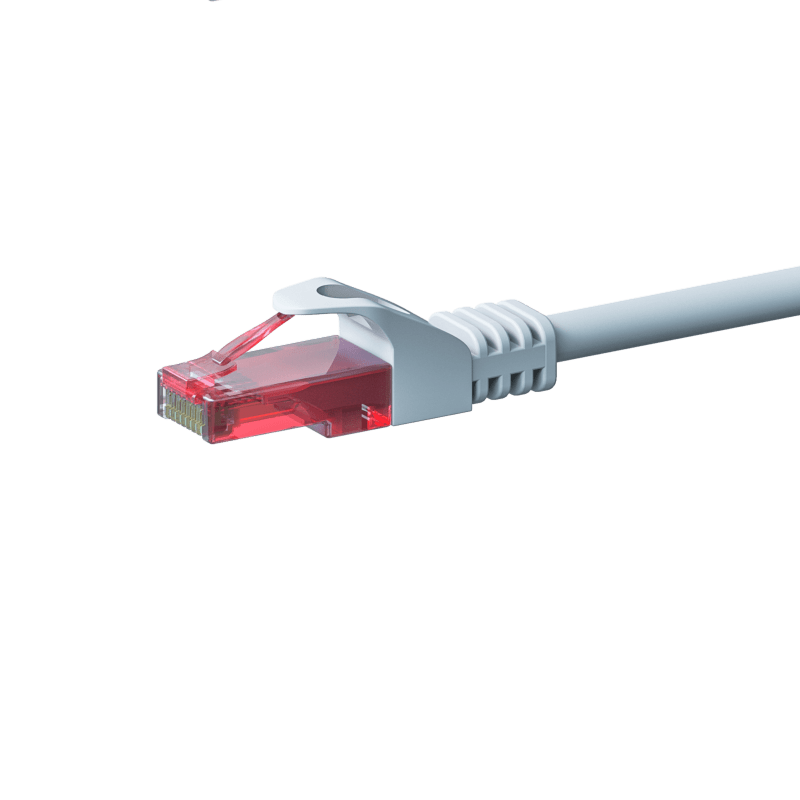 CAT6 Kabel U/UTP - 30 Meter - weiß - 100% Kupfer
