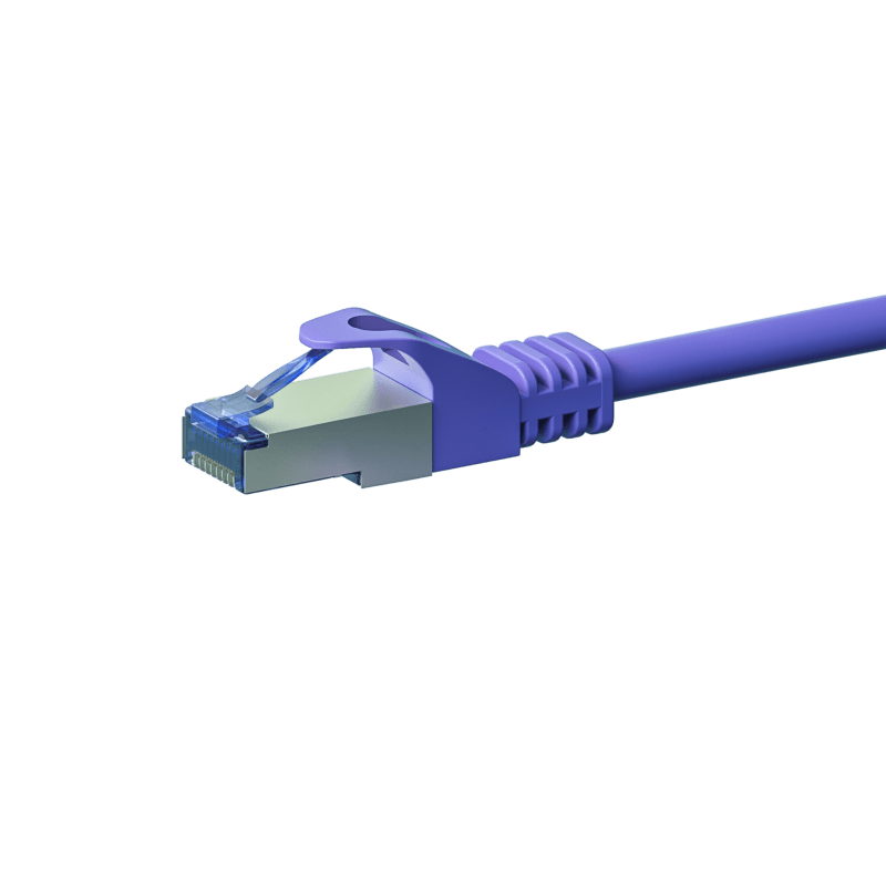 CAT 6a Netzwerkkabel LSOH - S/FTP - 50 Meter - Violet