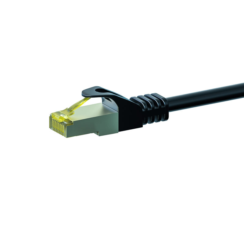 Cat7 Kabel S/FTP/PIMF - 15 Meter - schwarz