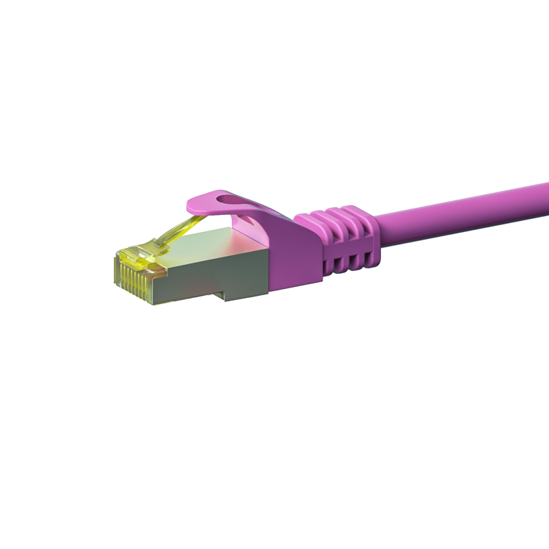 Cat7 Kabel S/FTP/PIMF - 1,5 Meter - rosa
