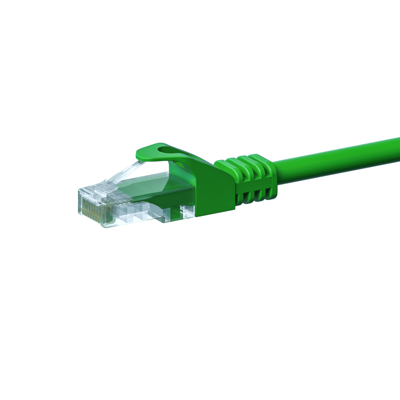 CAT5e Kabel U/UTP - 1,50 Meter - grün - CCA