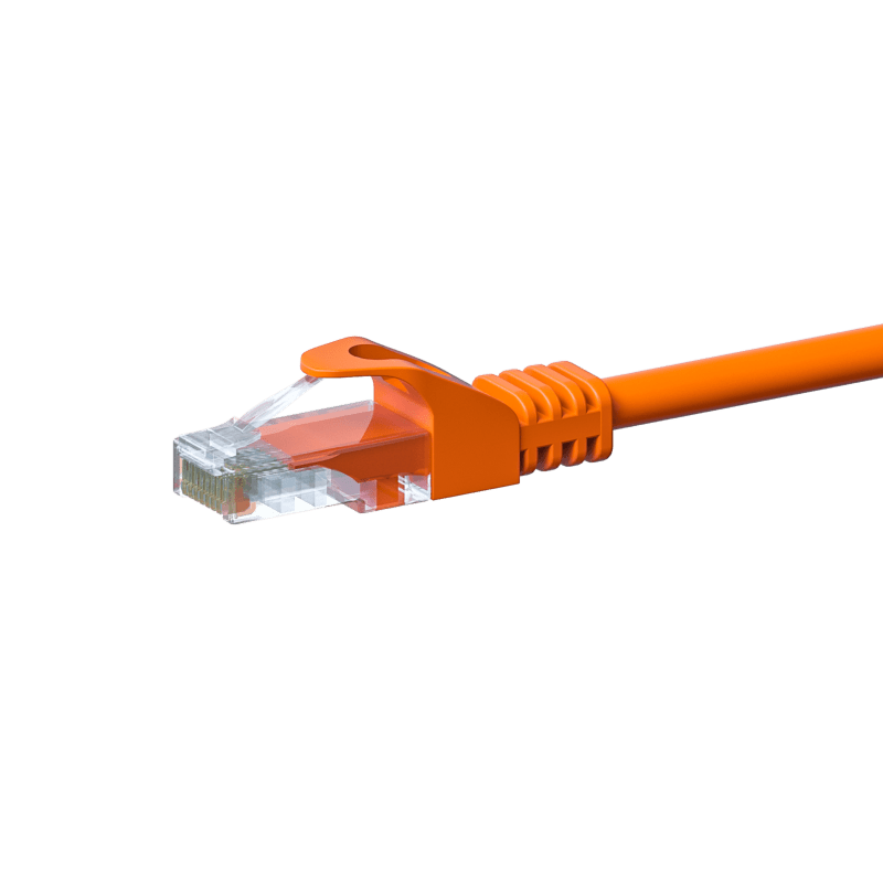 CAT5e Kabel U/UTP - 10 Meter - orange - CCA