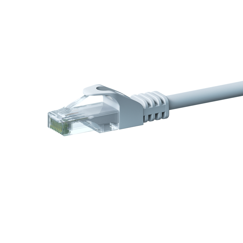 CAT6 Kabel U/UTP - 0,25 Meter - weiß - CCA
