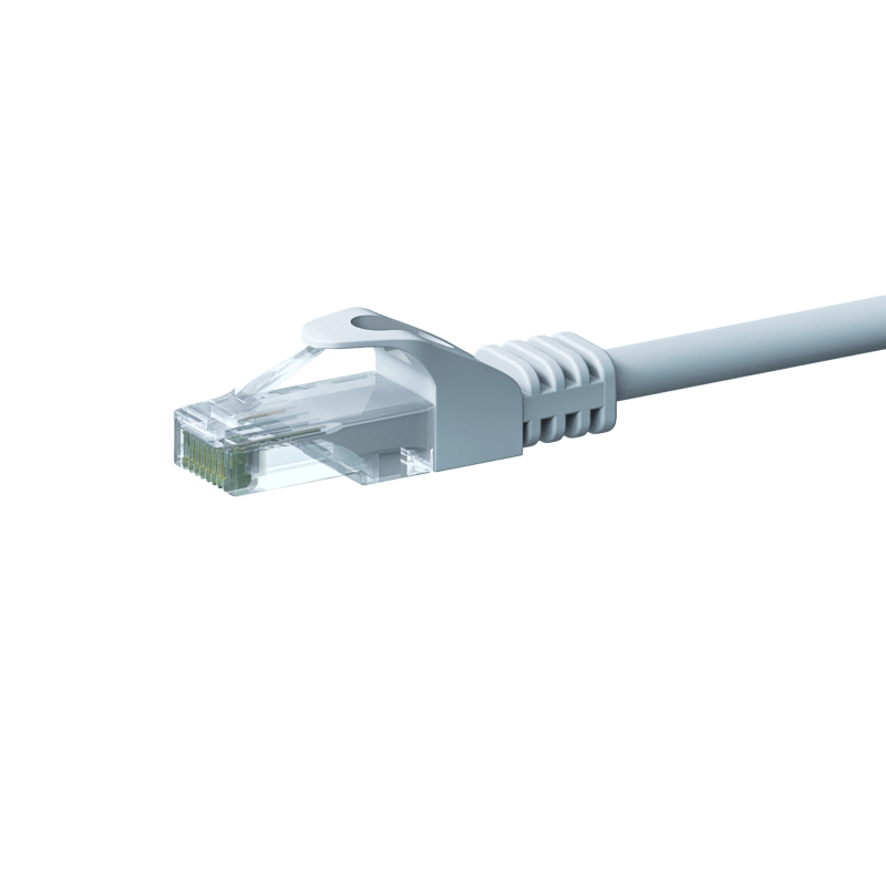 CAT6 Kabel U/UTP - 3 Meter - weiß - CCA